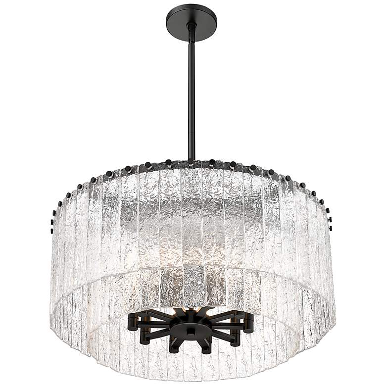 Image 6 Glacier by Z-Lite Matte Black 27.5 inch 10 Light Pendant more views
