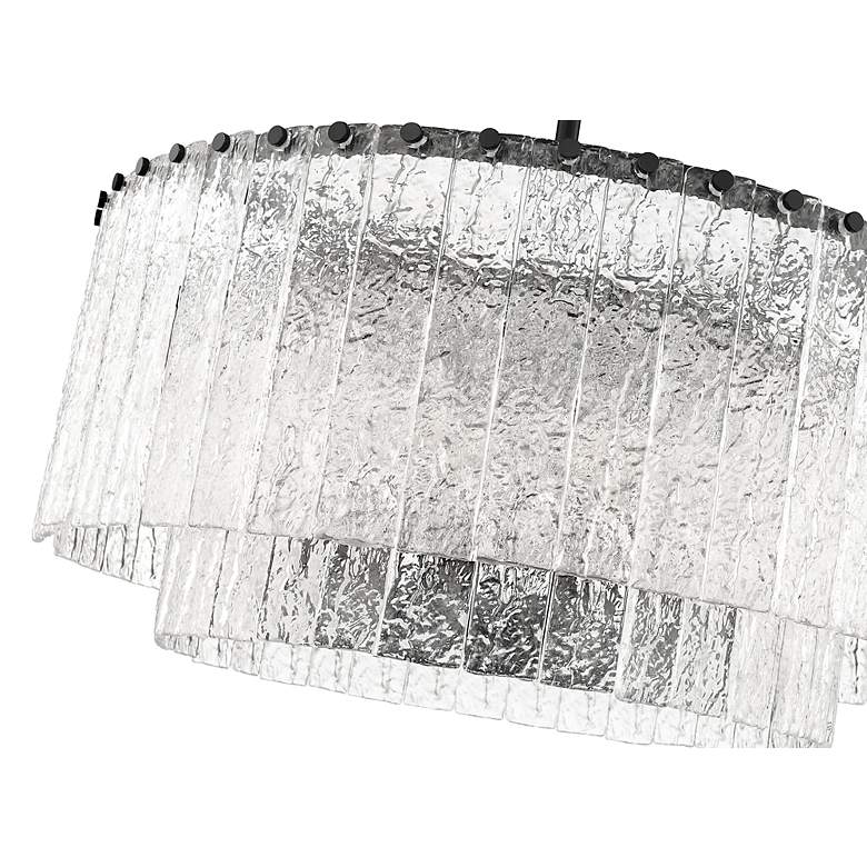 Image 7 Glacier by Z-Lite Matte Black 27.5 inch 10 Light Pendant more views