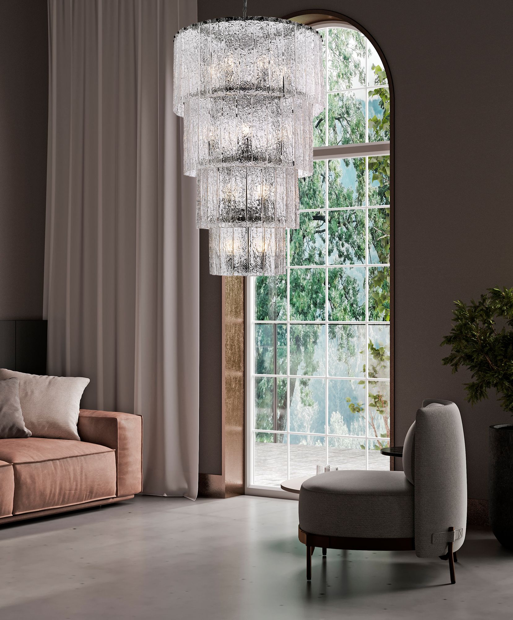 Image 3 Glacier by Z-Lite Matte Black 31 inch 18 Light Chandelier more views