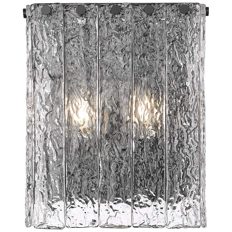 Image 5 Glacier by Z-Lite Matte Black 9.5 inch 2 Light Wall Sconce more views