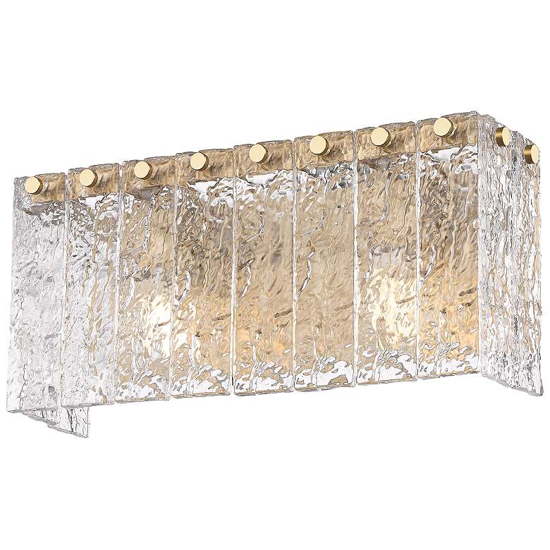 Image 4 Glacier by Z-Lite Modern Gold 15 inch 2 Light Vanity more views