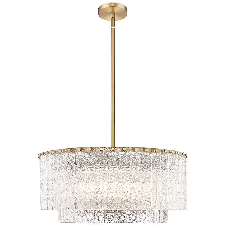 Image 2 Glacier by Z-Lite Modern Gold 27.5 inch 10 Light Pendant