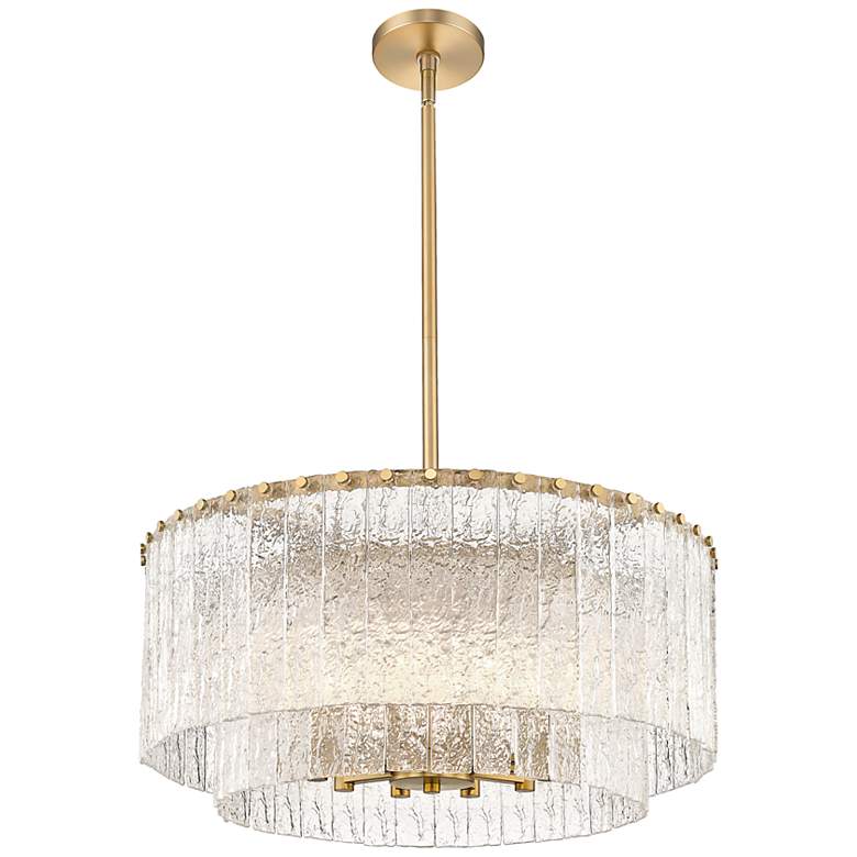 Image 5 Glacier by Z-Lite Modern Gold 27.5 inch 10 Light Pendant more views