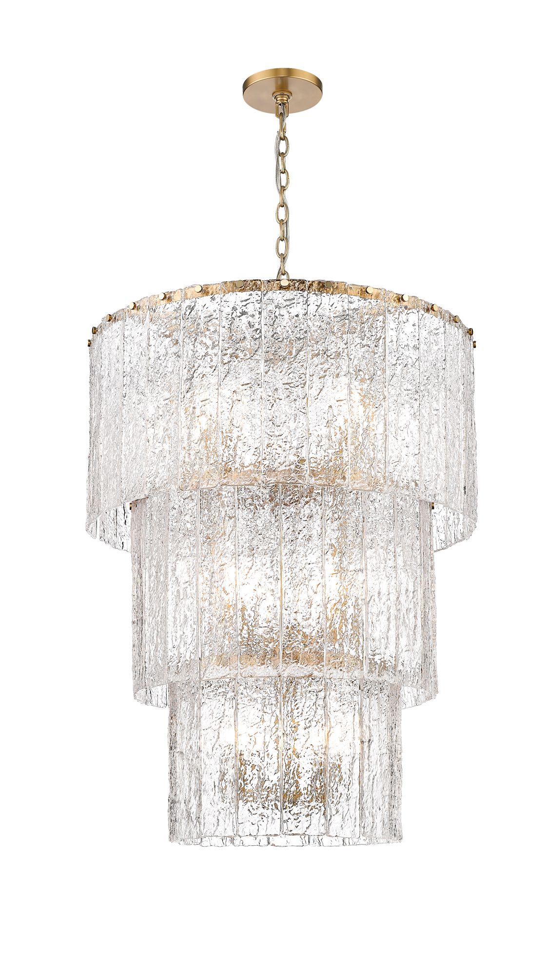 Image 4 Glacier by Z-Lite Modern Gold 27.5 inch 12 Light Chandelier more views