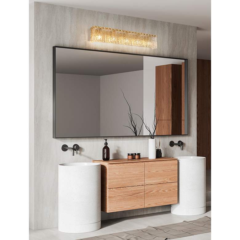 Image 3 Glacier by Z-Lite Modern Gold 36.75 inch 5 Light Vanity more views