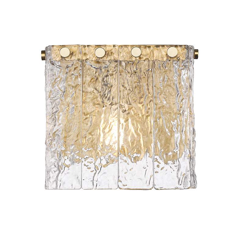 Image 5 Glacier by Z-Lite Modern Gold 7.75 inch 1 Light Wall Sconce more views