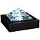 Glacier Ice 6 1/2" High Indoor LED Table Fountain