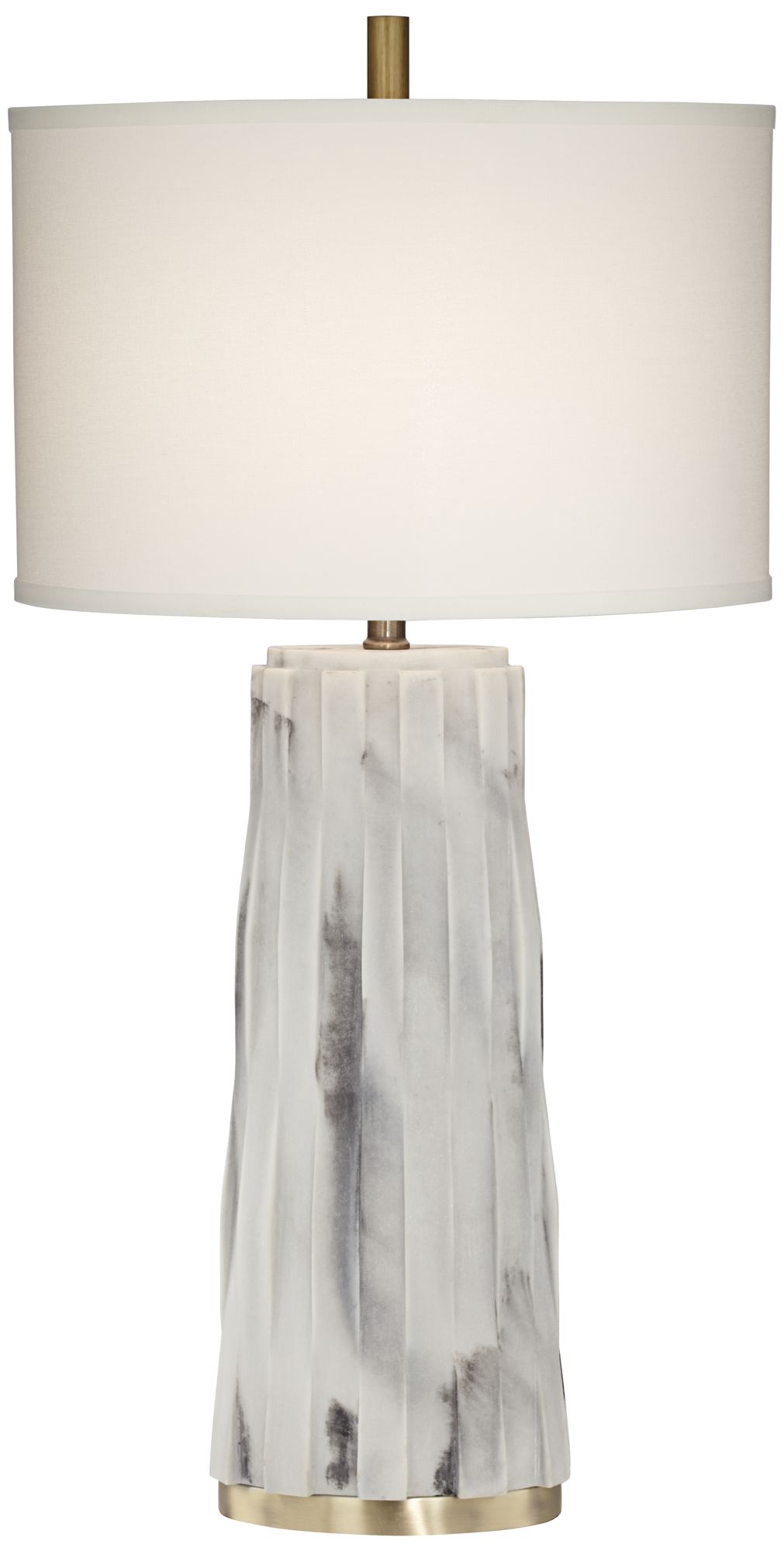 white marble lamp