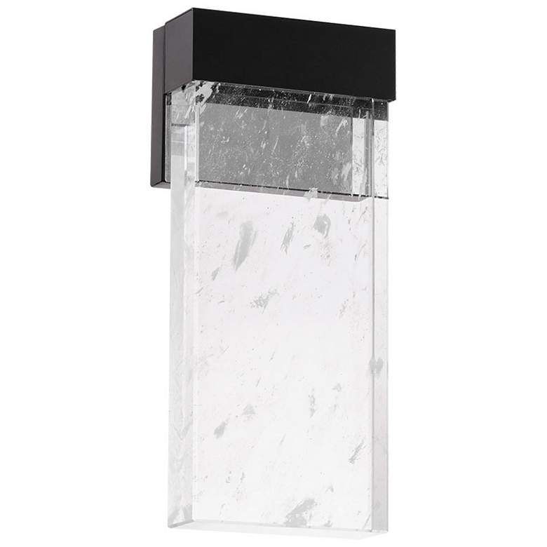 Image 2 Glacio 14" High Black Crystal ADA LED Wall Sconce