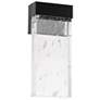 2_Glacio 14" High Black Crystal ADA LED Wall Sconce