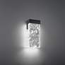 3_Glacio 14" High Black Crystal ADA LED Wall Sconce more views