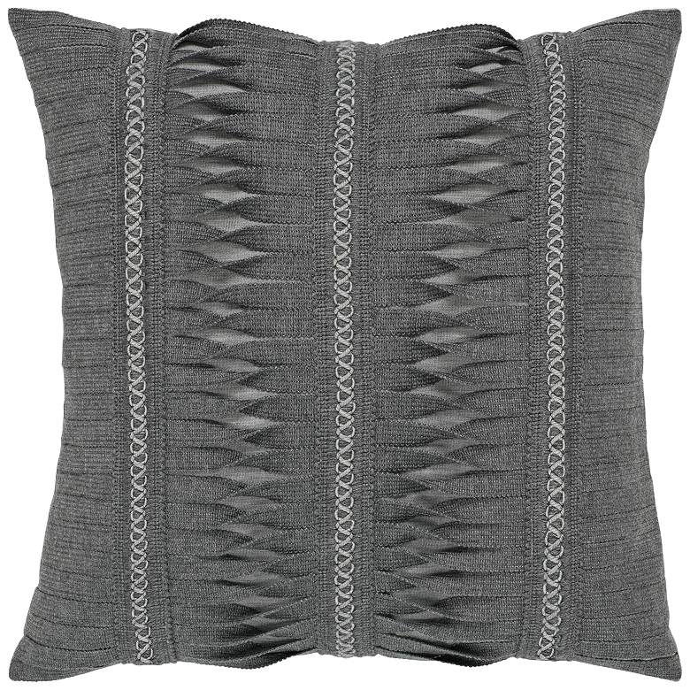 Image 1 Gladiator Smoke 20 inch Square Indoor-Outdoor Decorative Pillow