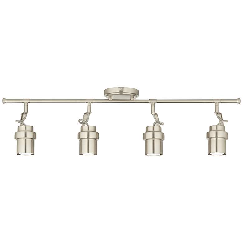 Image 5 Gladstone 4-Light Brushed Nickel GU10 LED Track Fixture more views