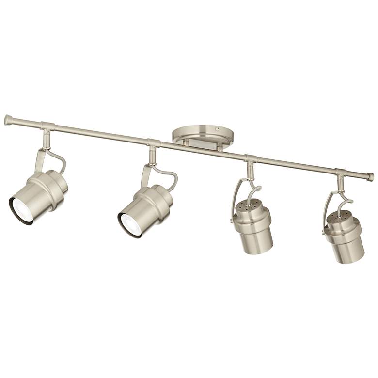 Image 6 Gladstone 4-Light Brushed Nickel GU10 LED Track Fixture more views