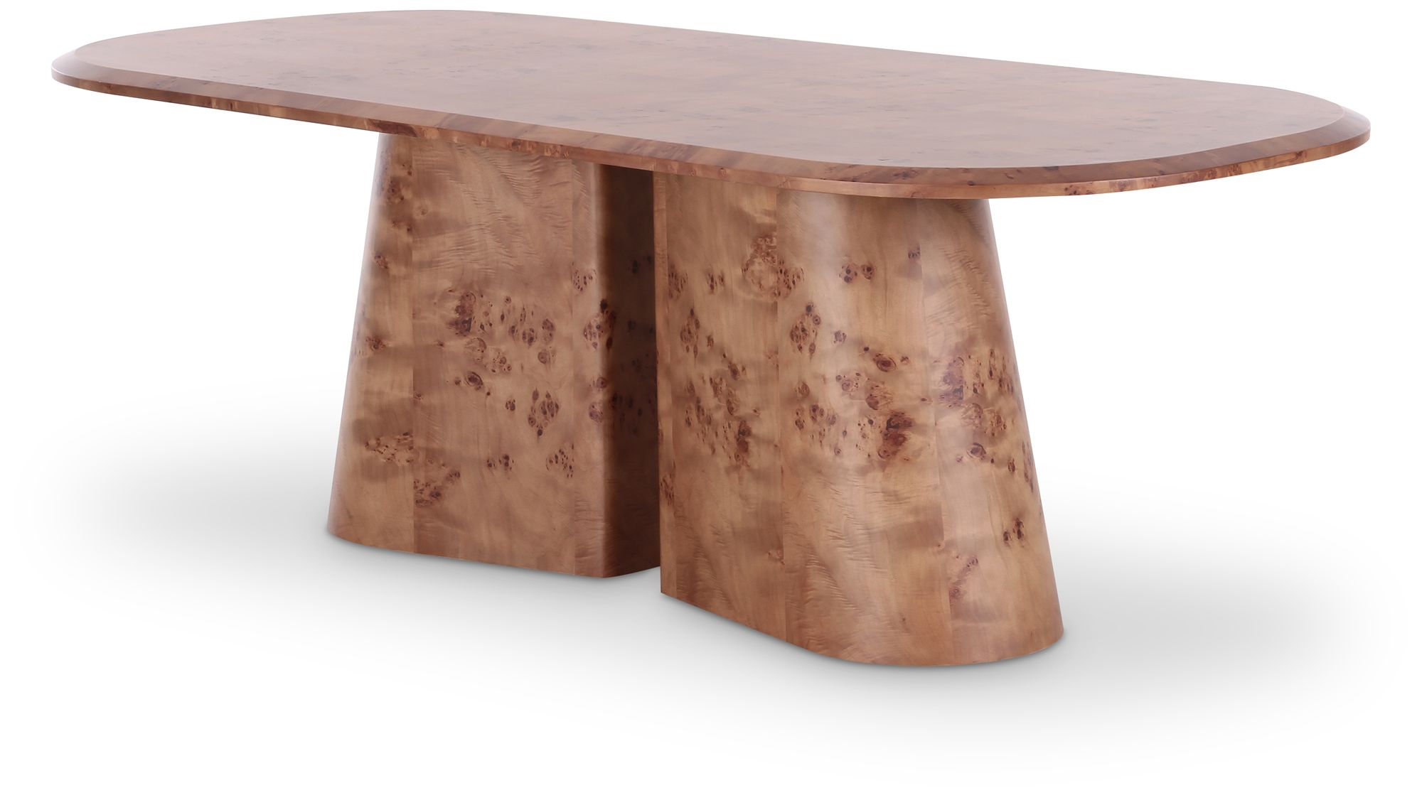Thumbnail2 of Gladyss Honey Burl Dining Table more views