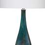 4_Glaize Blue Art Glass Table Lamp more views