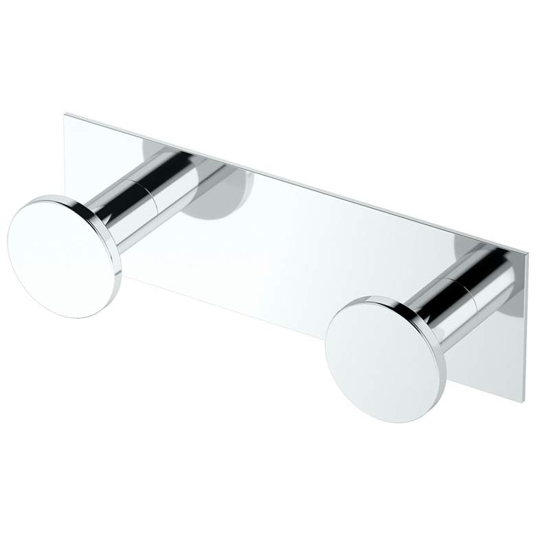 Image 1 Glam All Modern Decor 6.5" L Double Robe Hook, Chrome