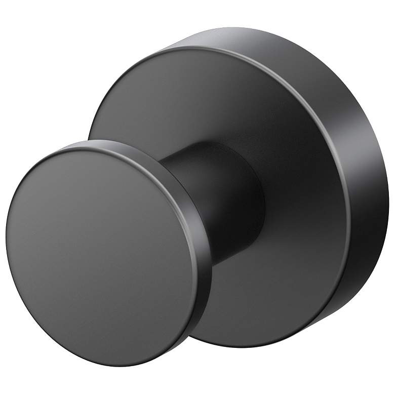 Image 1 Glam Robe Hook, Matte Black