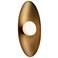 Glamour 18"H x 9"W 1-Light Wall Sconce in Aged Brass