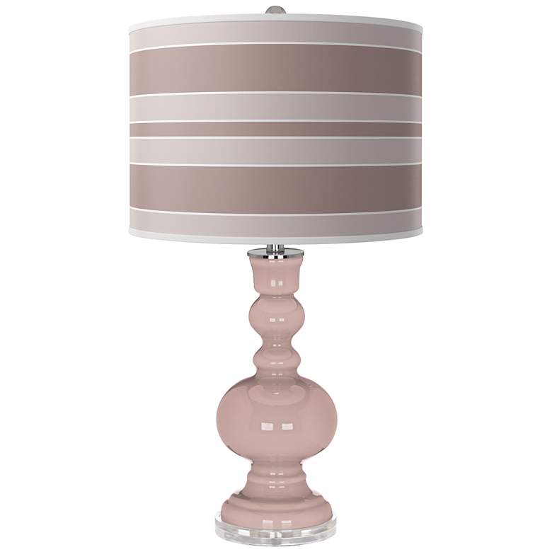 Image 1 Glamour Bold Stripe Apothecary Table Lamp