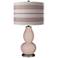 Glamour Bold Stripe Double Gourd Table Lamp