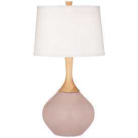 Image2 of Glamour Fog Linen Shade Wexler Table Lamp