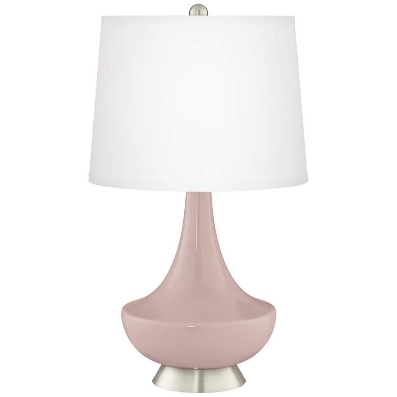 Image 2 Glamour Gillan Glass Table Lamp