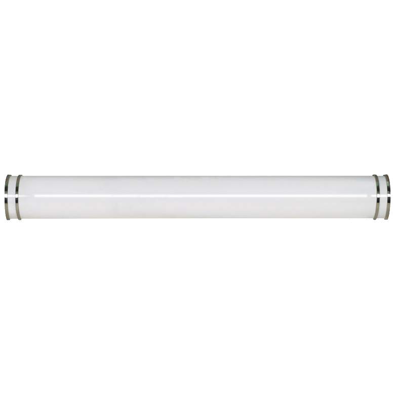Image 1 Glamour LED 49 inch; Vanity; Brushed Nickel Finish; CCT Selectable 3K/4K/5K
