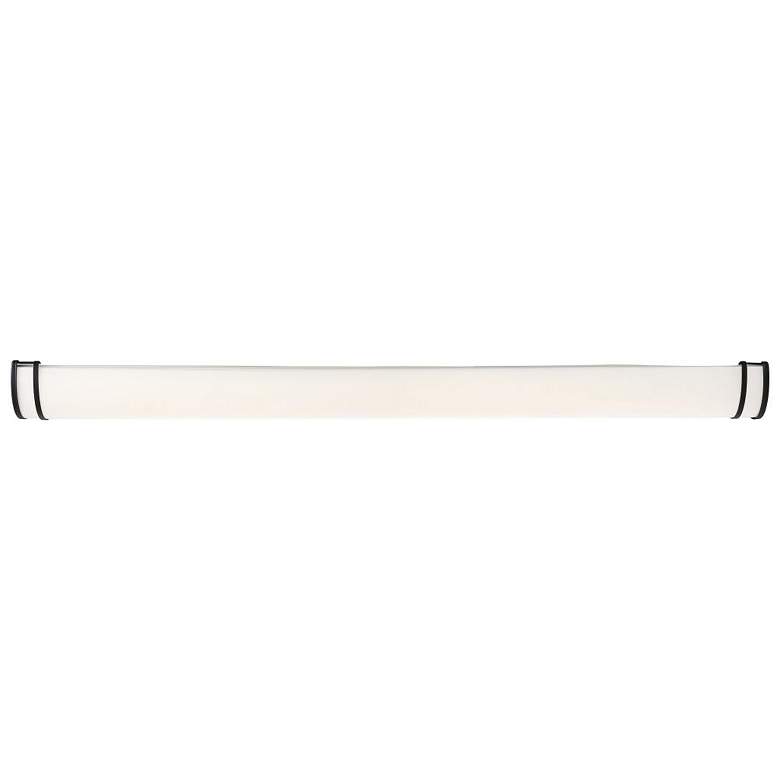 Image 1 Glamour LED 49 inch; Vanity Fixture; Black Finish; CCT Selectable 3K/4K/5K
