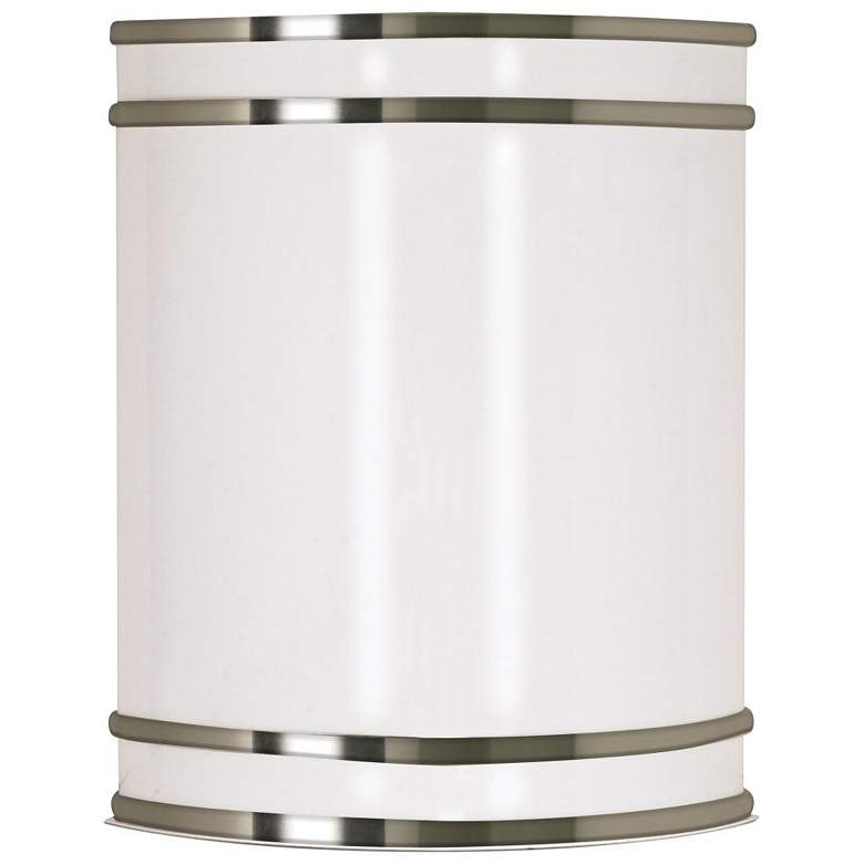 Image 1 Glamour LED 9 in; Wall Sconce; Brushed Nickel Finish; CCT Selectable
