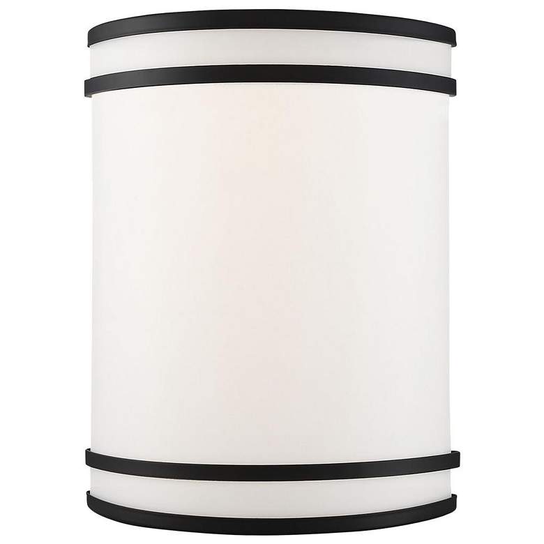 Image 1 Glamour LED Wall Sconce; Black Finish; CCT Selectable 3K/4K/5K