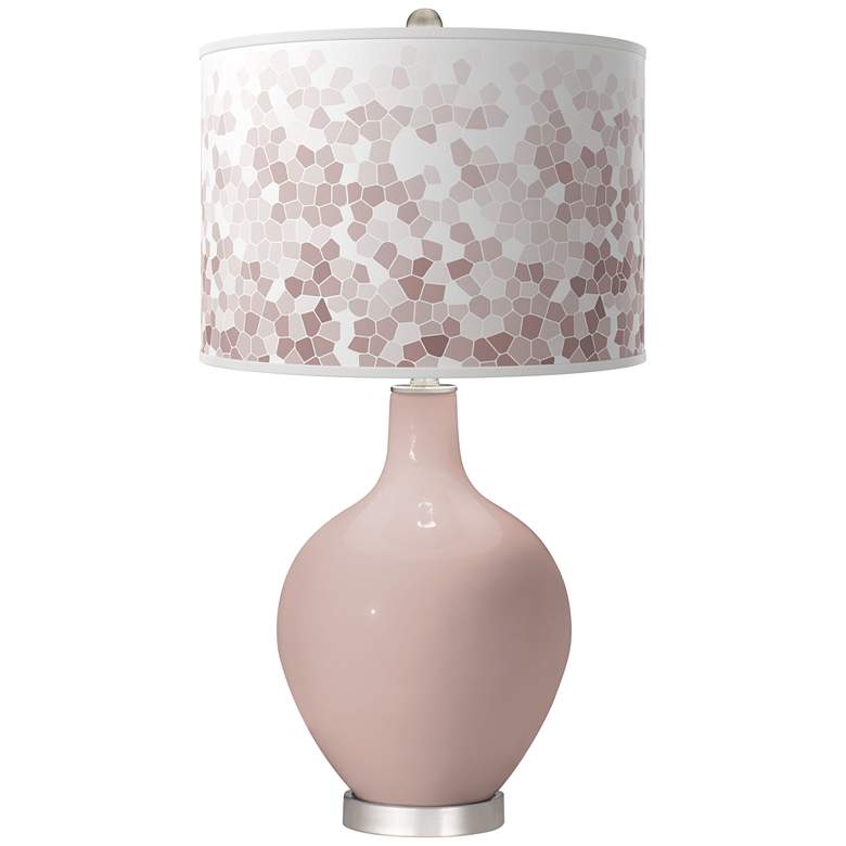 Image 1 Glamour Mosaic Ovo Table Lamp