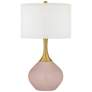 Glamour Nickki Brass Table Lamp