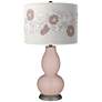 Glamour Rose Bouquet Double Gourd Table Lamp