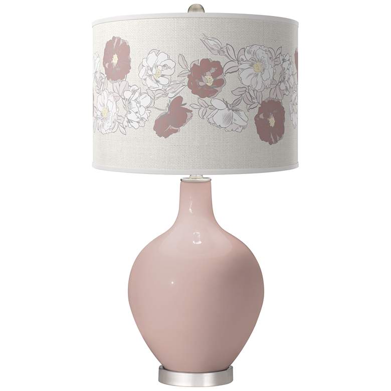 Image 1 Glamour Rose Bouquet Ovo Table Lamp