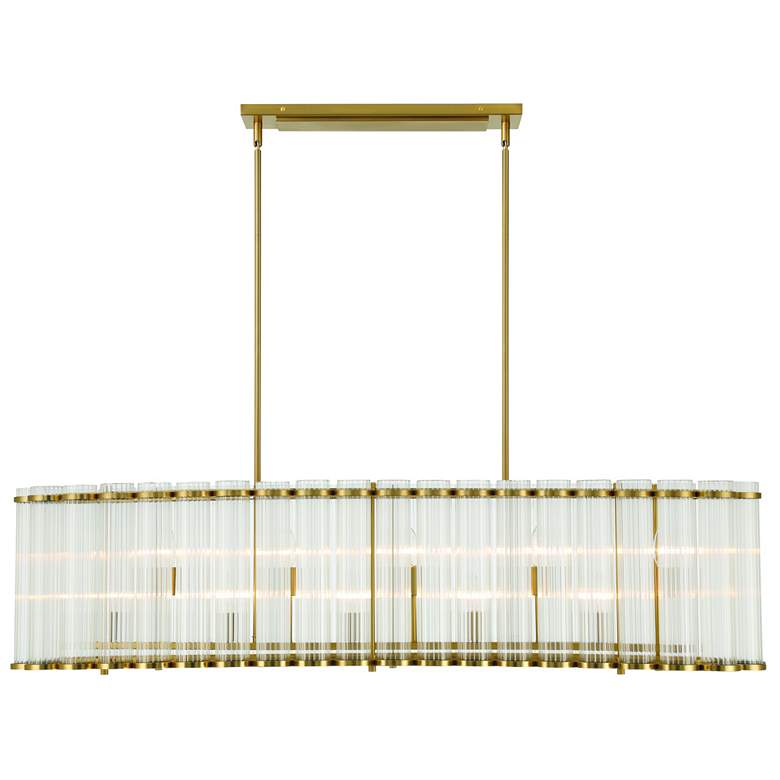 Image 1 Glasbury 52" Chandelier  Gold
