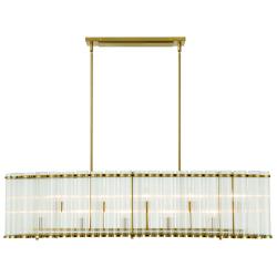 Glasbury 52" Chandelier  Gold