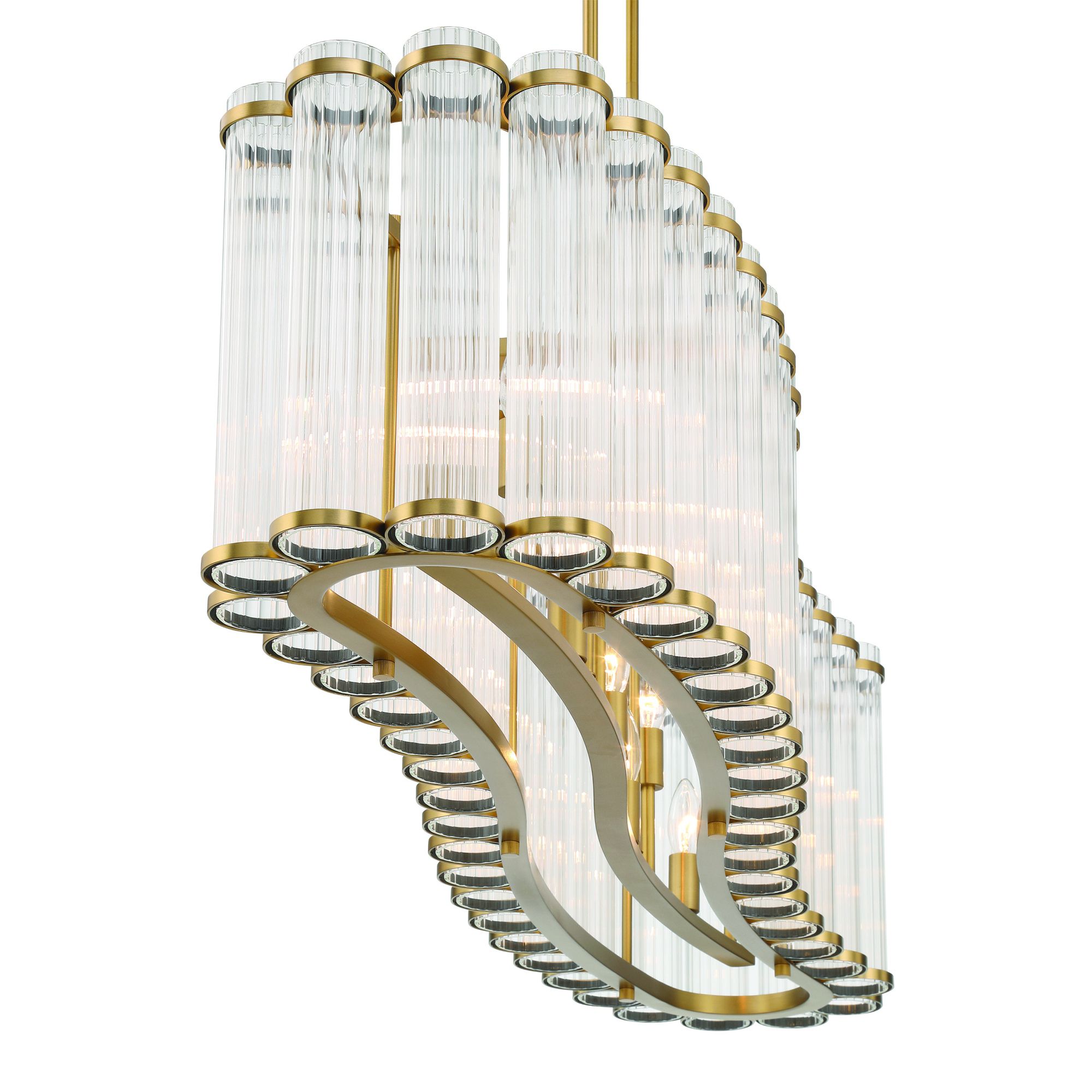 Image 4 Glasbury 52" Chandelier  Gold more views