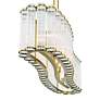 Glasbury 52" Chandelier  Gold