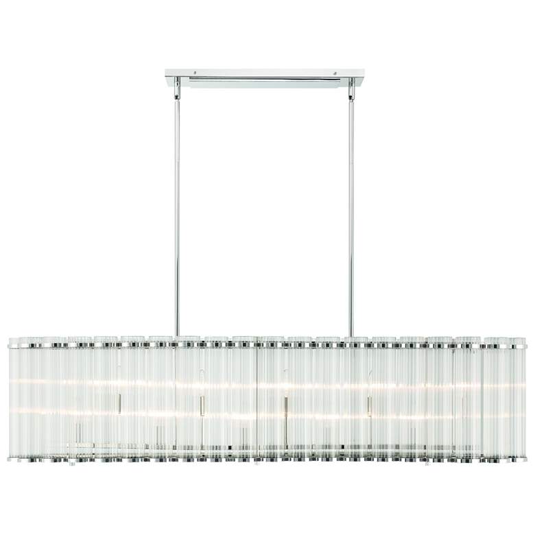 Image 1 Glasbury 52" Chandelier Nickel