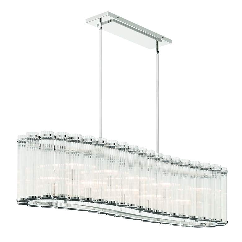 Image 3 Glasbury 52" Chandelier Nickel more views
