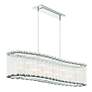 3_Glasbury 52" Chandelier Nickel more views