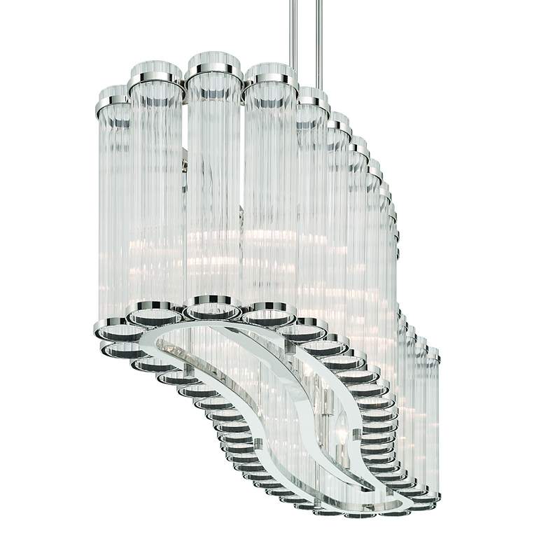 Image 4 Glasbury 52" Chandelier Nickel more views
