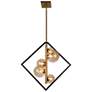 3_Glasgow 21" Wide Vintage Bronze 5-Light Pendant