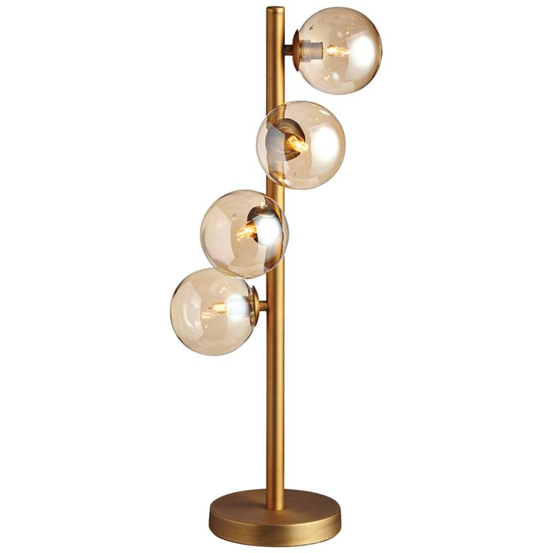 Image 1 Glasgow Vintage Bronze 4-Light Halogen Table Lamp