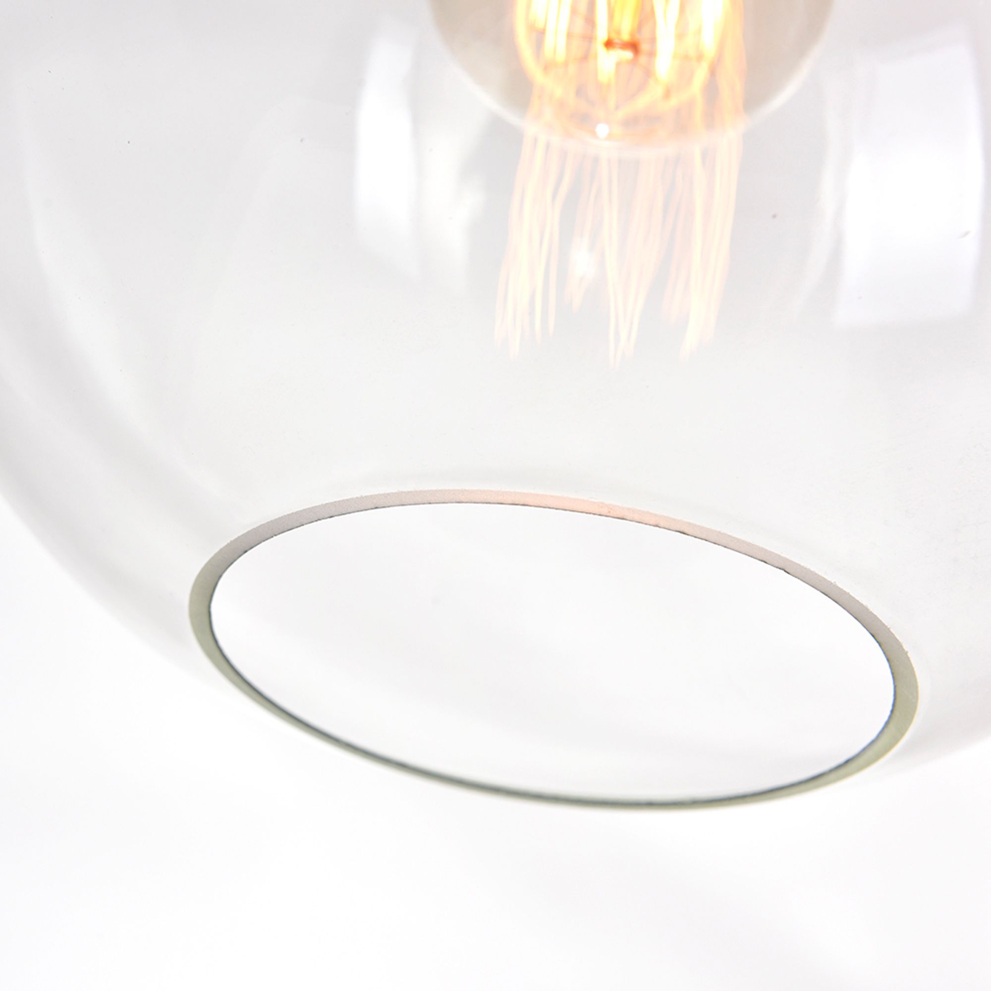 Image 5 Glass 1 Light 10in Clear Down Mini Pendant more views