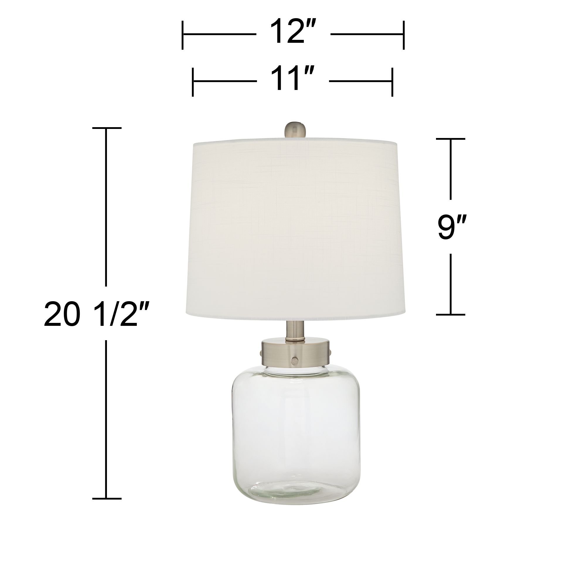 small fillable table lamp