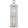 Glass No.1 19" High Polished Nickel and Crystal Wall Sconce