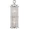 Glass No.1 19" High Polished Nickel and Crystal Wall Sconce