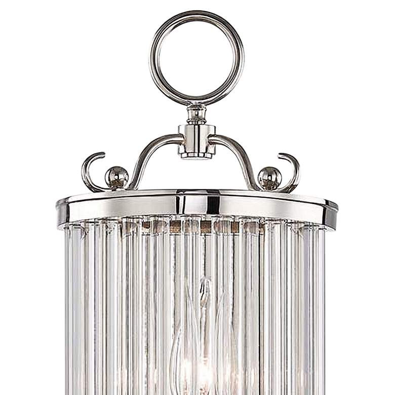 Image 3 Glass No.1 19 inch High Polished Nickel and Crystal Wall Sconce more views